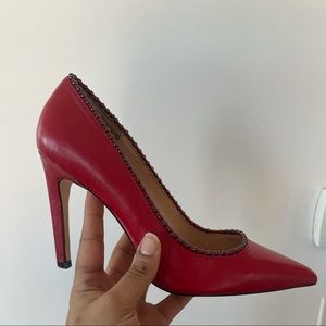 Zara Red Pumps